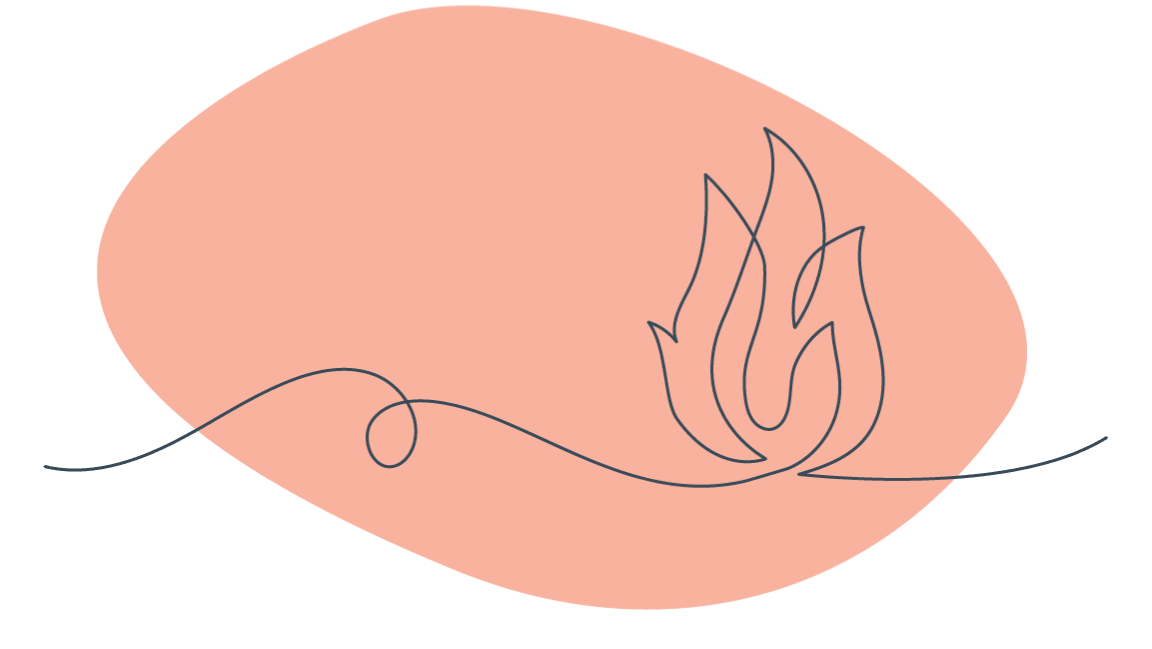 Illustration of a flame