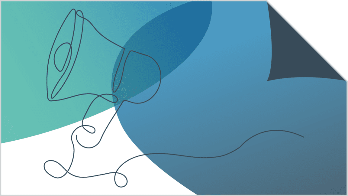 Illustration of a megaphone